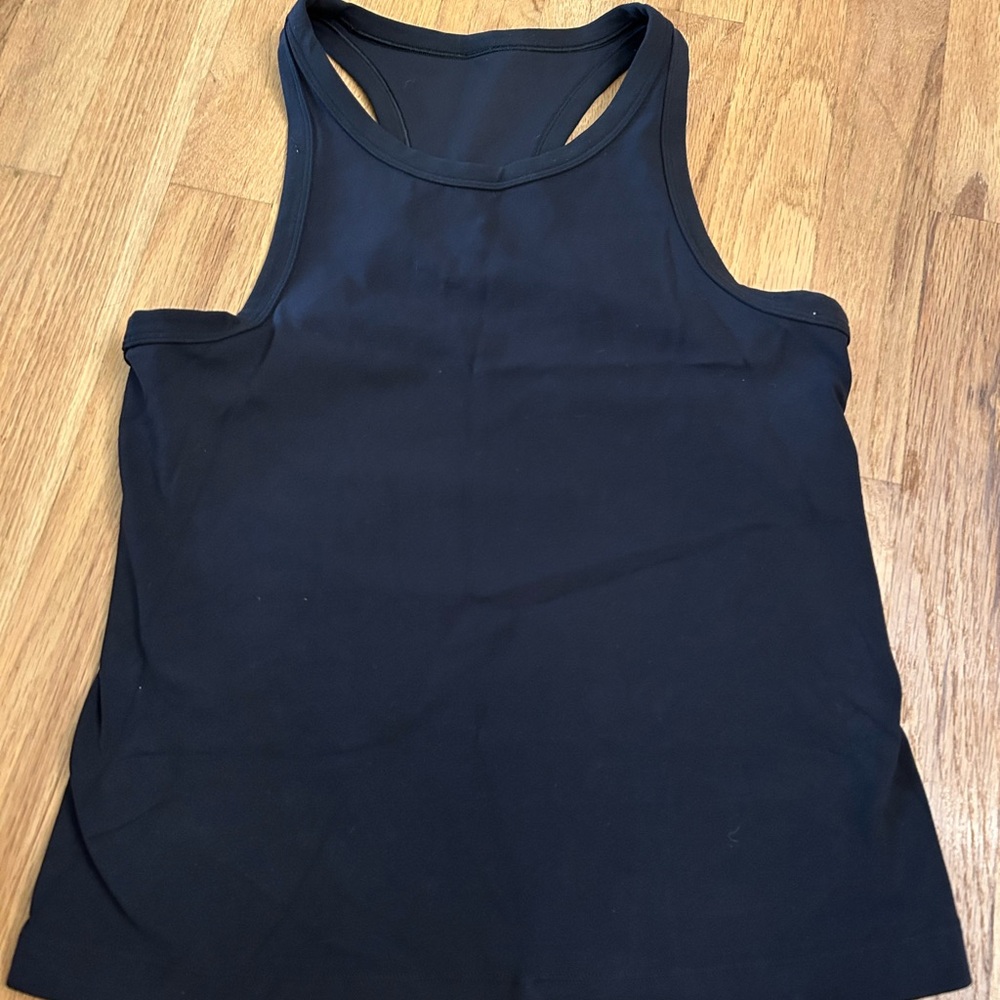 Align High Neck Waist Length Racerback